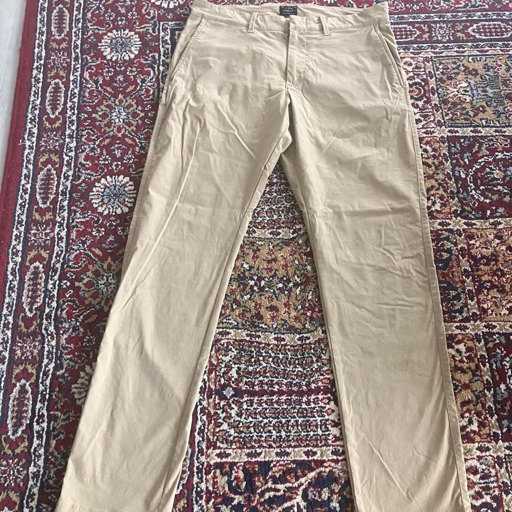 J. Crew straight leg tech pants, 30 x 30, EUC